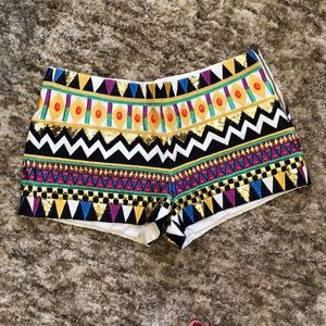 Sass & Bide Geometric Shorts